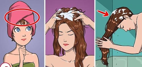 Quy trình sử dụng dầu xả cho tóc nhuộm