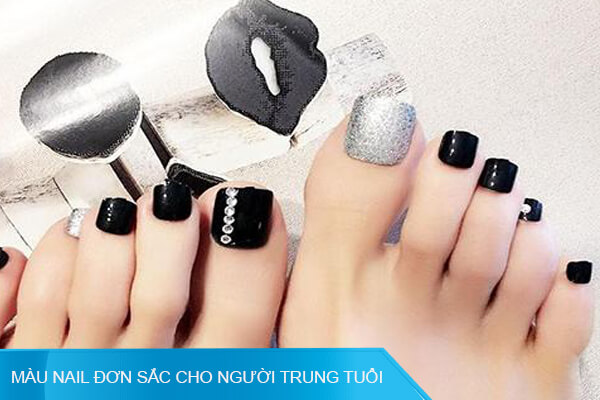 Top 40 mẫu nail chân cho người trung tuổi đẹp sang trọng  Trường THPT  Nguyễn Quán Nho