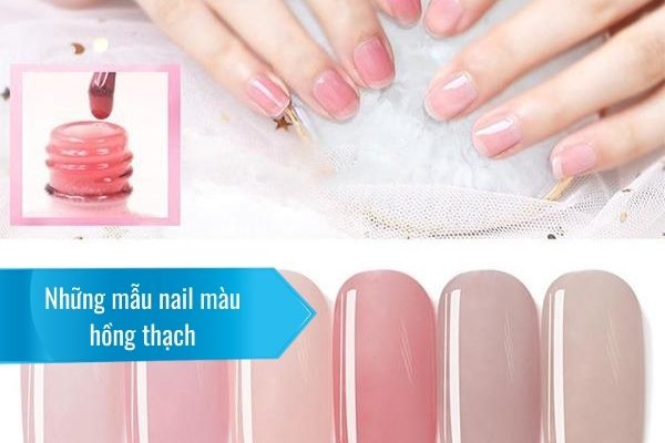 50 mẫu nail màu hồng thạch siêu đẹp nhìn là thích mê THCS Võ Thị Sáu