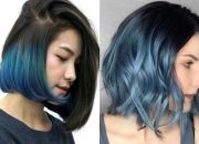 20 Mẫu tóc highlight xanh dương, xanh khói, xanh rêu “hot trend”
