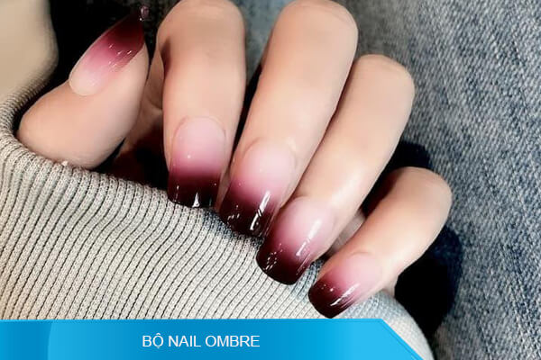 bộ nail ombre