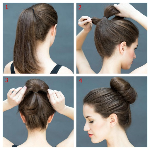Học 5 kiểu búi tóc đơn giản