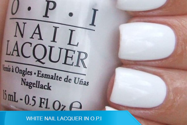 White Nail Lacquer in O.P.I