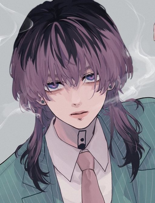 Naoto Tachibana Mullet Haircut ในปี 2023 | การออกแบบตัวละคร,  กราฟิกดีไซน์ญี่ปุ่น, การ์ตูน