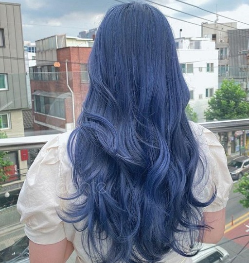 Top 93 về màu tóc xanh lam  damrieduvn