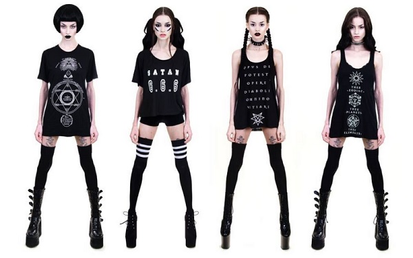 Outfit thời trang Gothic cho nữ